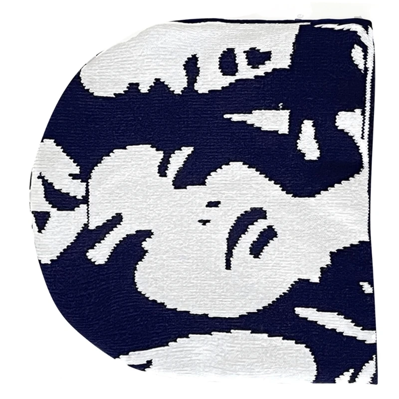 F42F вязаная шапка с рисунком человеческого портрета зимняя студенческая для езды