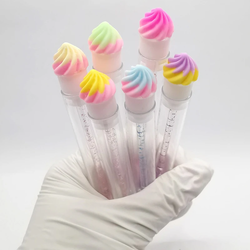 1 шт. многоразовая щетка для ресниц трубка бровей сменная пылезащитная кроличья