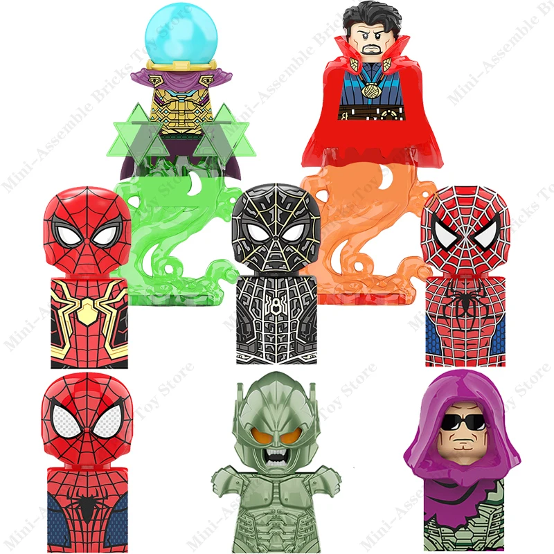 

KT1055 XP419 XP420 XP421 XP422 XP423 XP424 XP425 XP426 anime heroes bricks mini action toy figures building blocks gifts