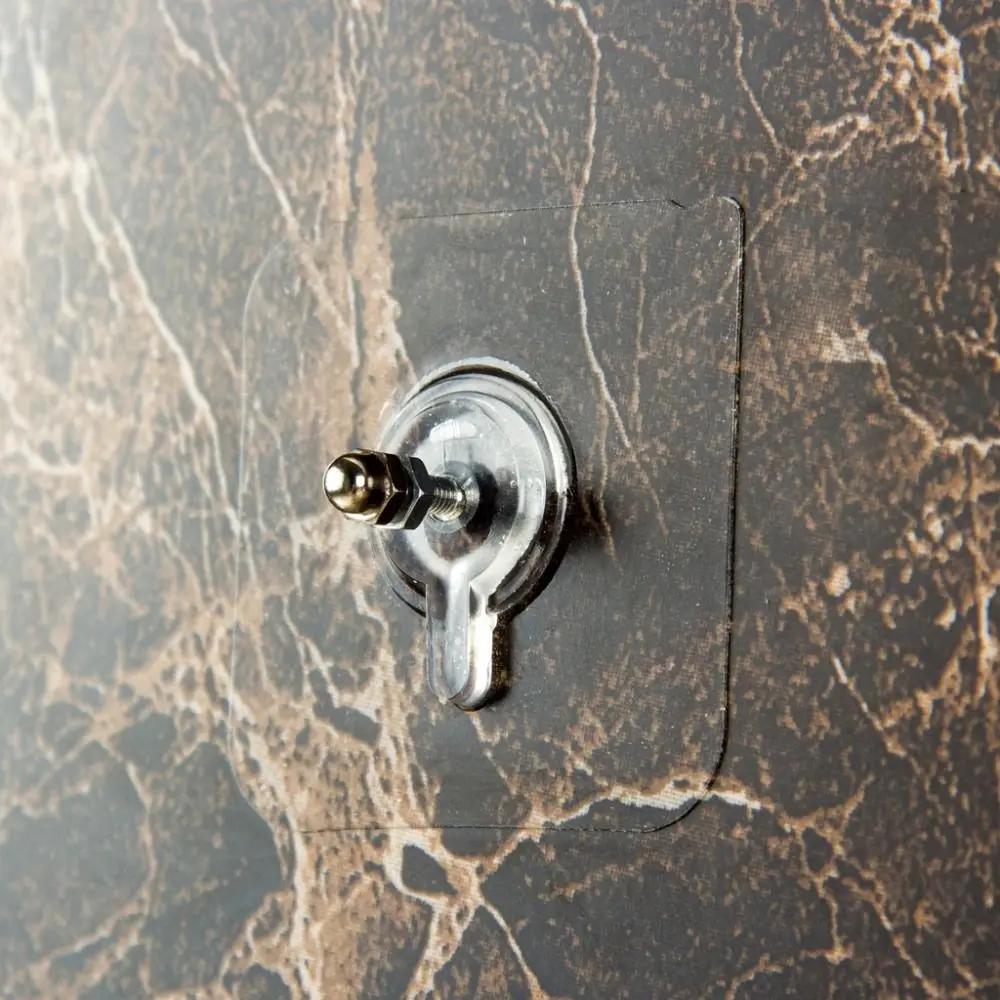 5 шт. самоклеящиеся акриловые настенные крючки для ключей