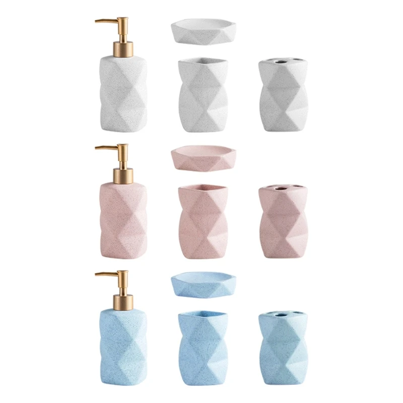 

D0AD 4pcs/set Soap Dish Bathroom Accessories Girl Boys Camping Accessory
