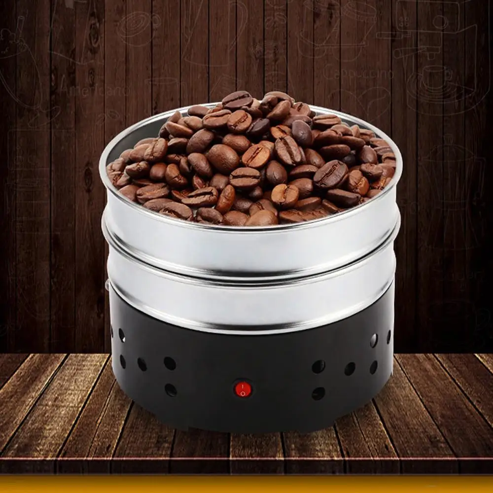 

110V/220V Household Small Coffee Bean Roaster High Suction Stainless Steel Cooler Cooling Plate With Filter Radiator