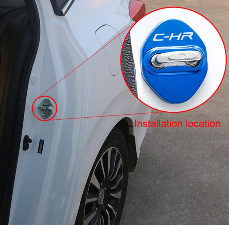 4 шт./лот Автомобильный Дверной замок антикоррозийная крышка эмблема украшение