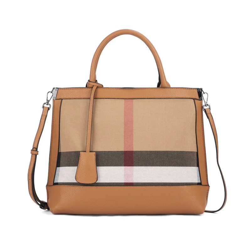 Европейская и американская Женская клетчатая ретро ручная сумка baozi для матери с