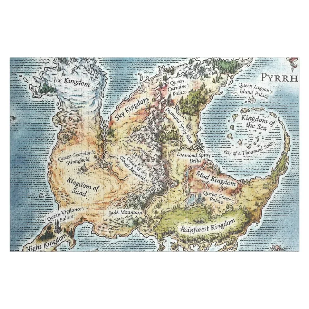 Персонализированная головоломка WOF Snow пазл-карта Iq