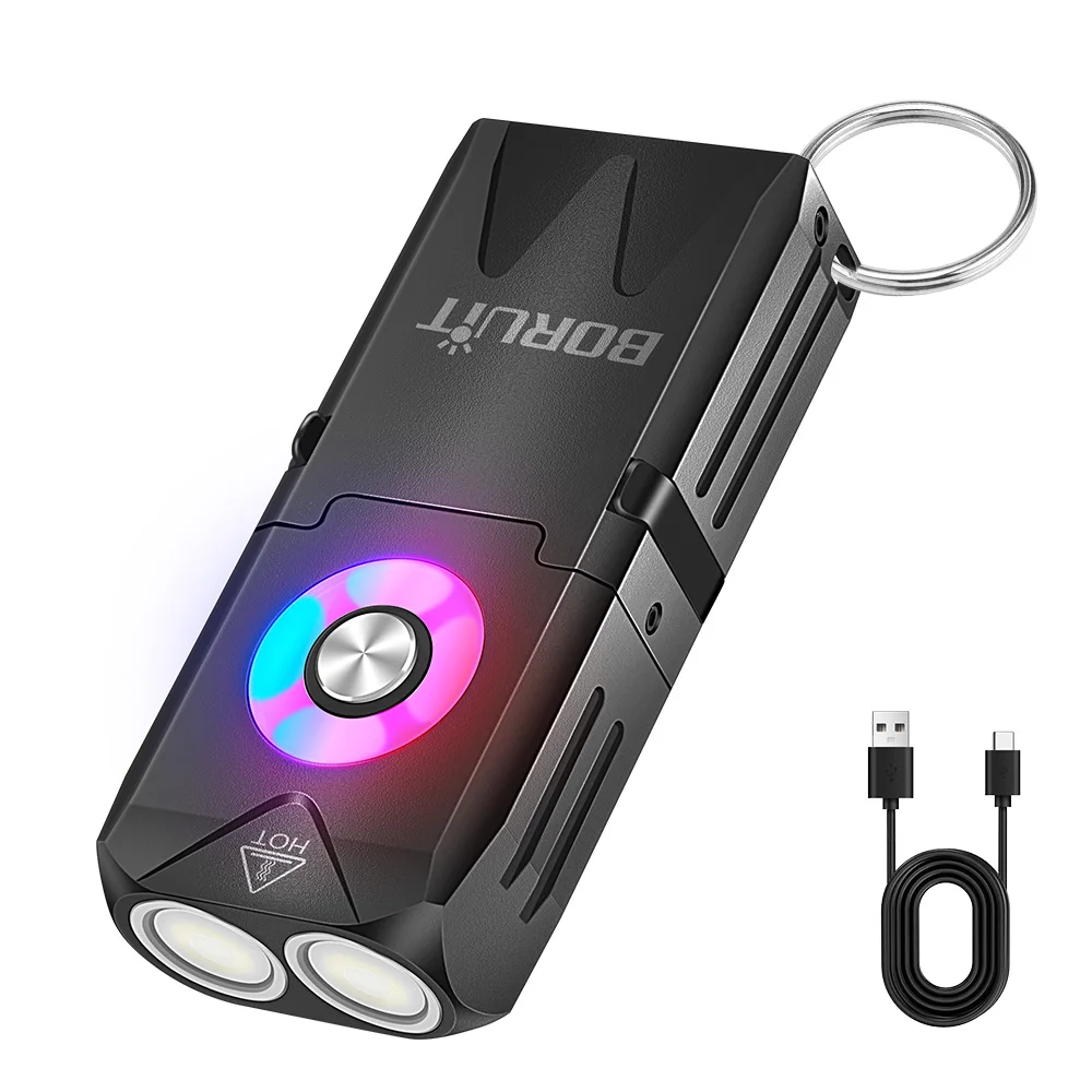 

BORUiT EV25 650LM RGB Фонарь