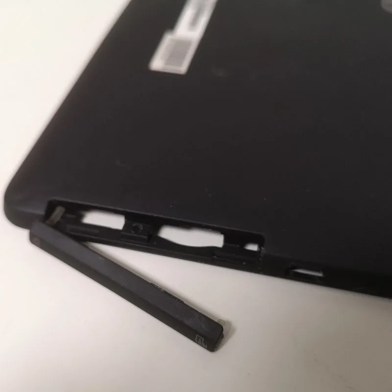 Tanie A10-80HC Pokrywa Baterii Tylna Pokrywa Obudowa Baterii Obudowa Case Dla Lenovo Tab A10-70 A7600F A7600-F A7600HV Używane Części Bardzo Nowe