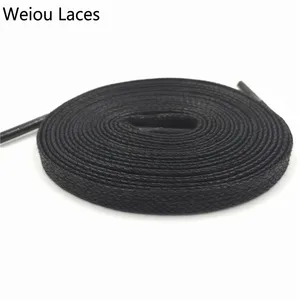 Шнурки для обуви Weiou хлопковый, вощеныйунисекс, водонепроницаемые, плоские, вощеные, ширина 8 мм, для повседневной обуви или ботинок под платье, 100%