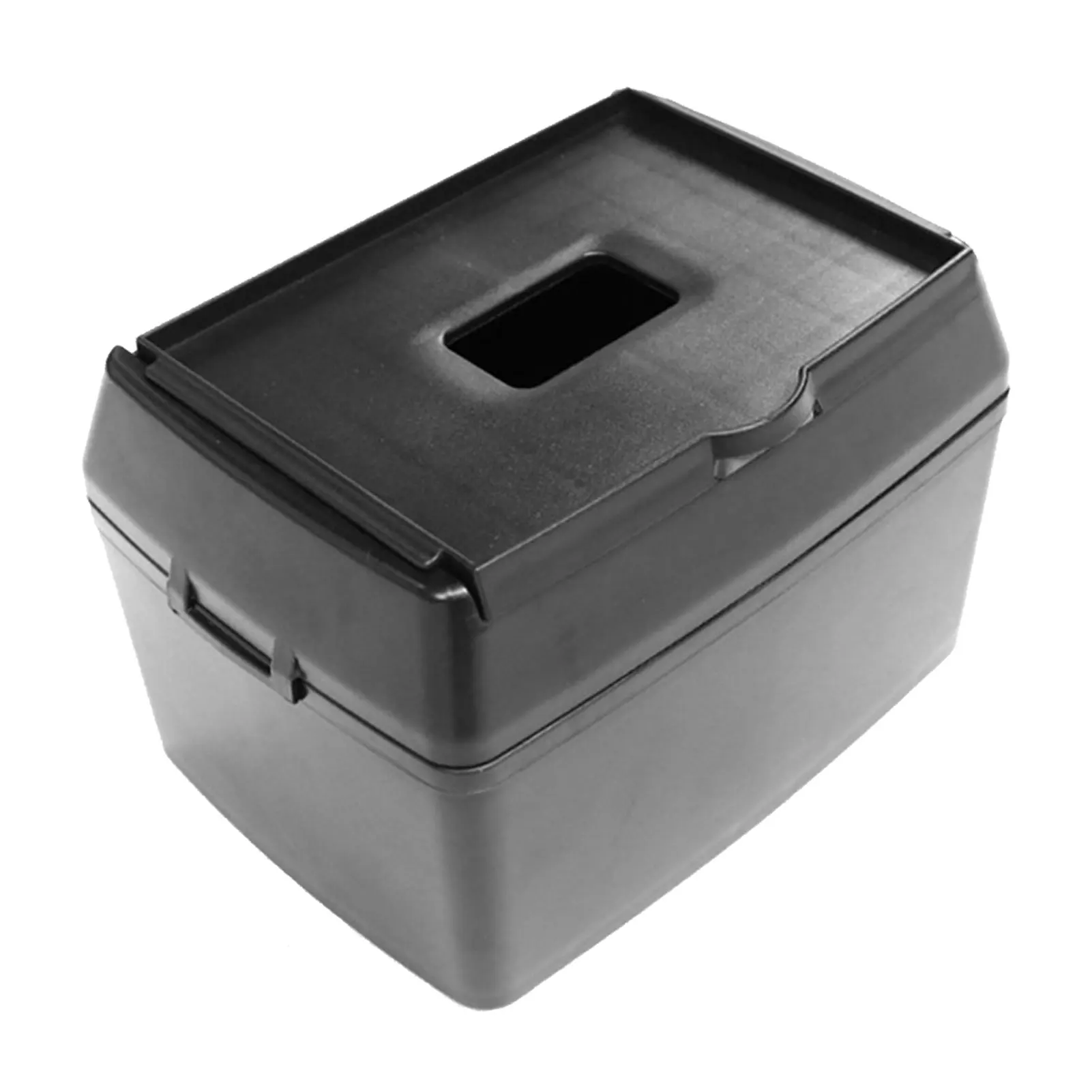 

Черный ящик-поднос для хранения и поддержания порядка, аксессуары для чехлов, ящик из АБС-пластика, органайзер для хранения на заднем сидень...