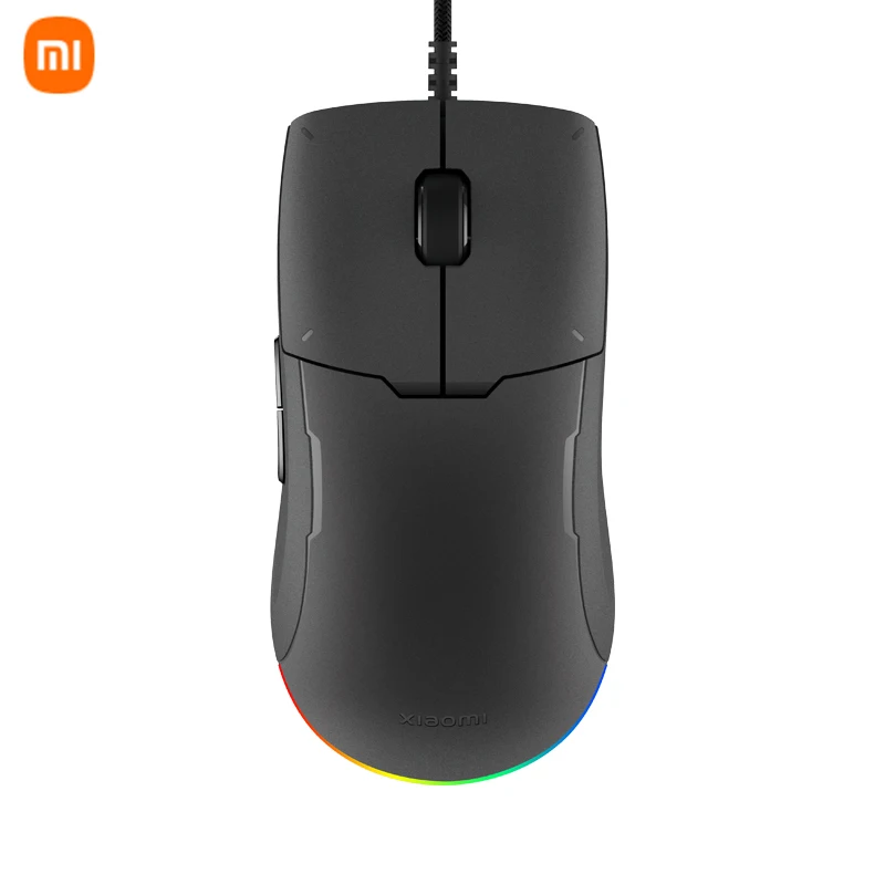 

Xiaomi Game Mouse Lite with Rgb Light 220 ips 400 to 6200 dpi Five Gears Adjusted 80 Million Hits TTC Micro Move Mi Gaming Mouse