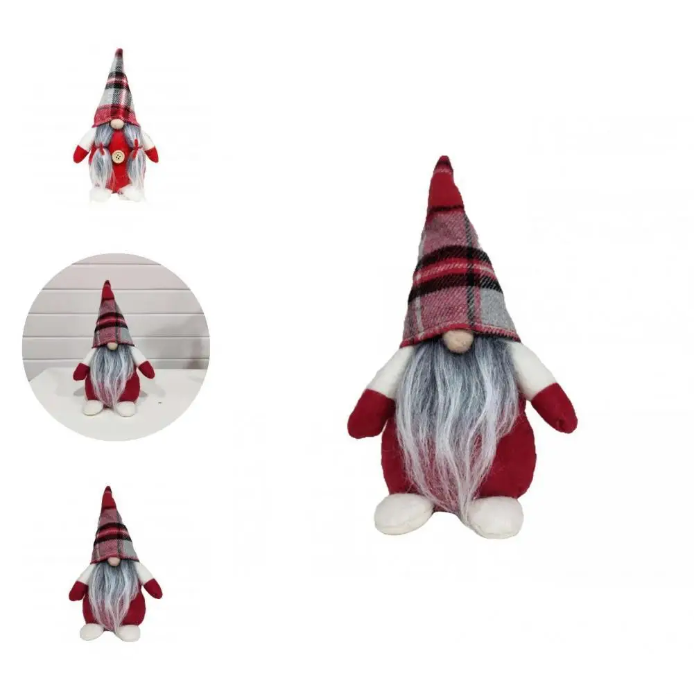 

Unique Faceless Doll Nice-looking 2 Styles Widely Usage Gnomes Ornament Gnome Doll Tomte Elf Dwarf