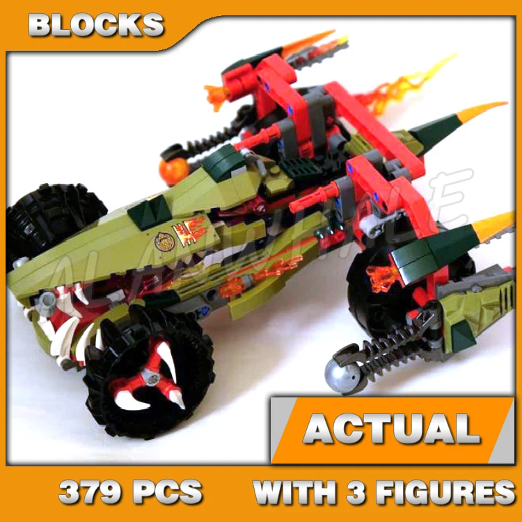 379 шт. Chima Cragger's Fire Striker Fire-down CHI Power Mode Ice Catapult 10294 строительные блоки игрушки