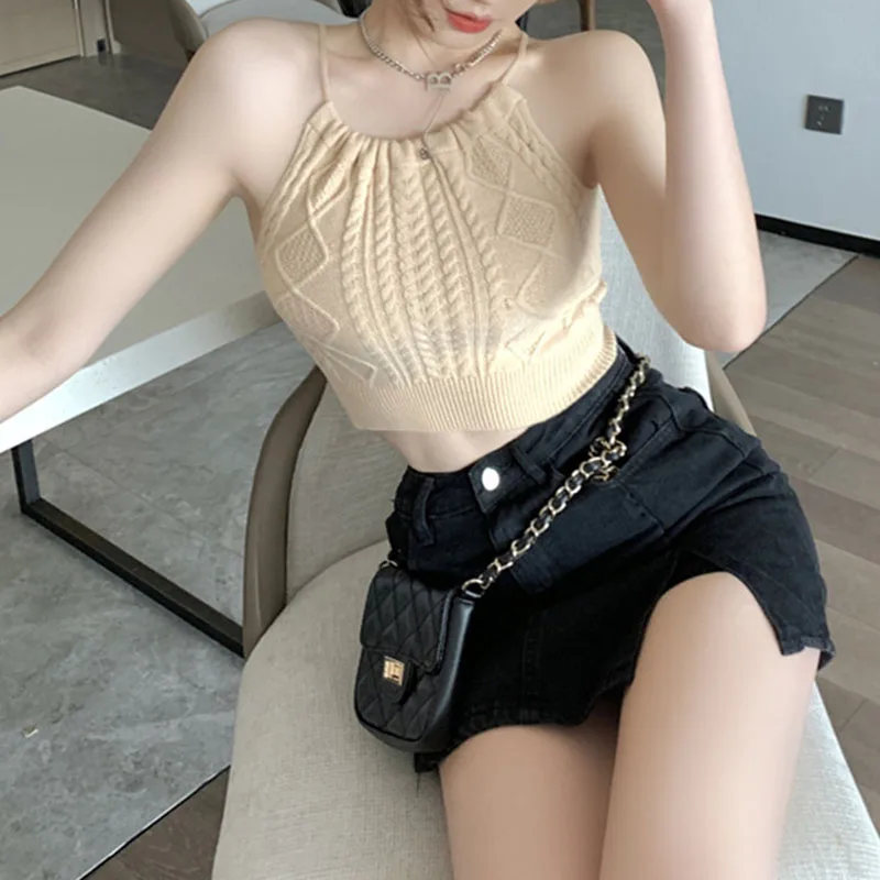 Вязаные комбинезоны для женщин Дышащая подмышка Летняя Мода