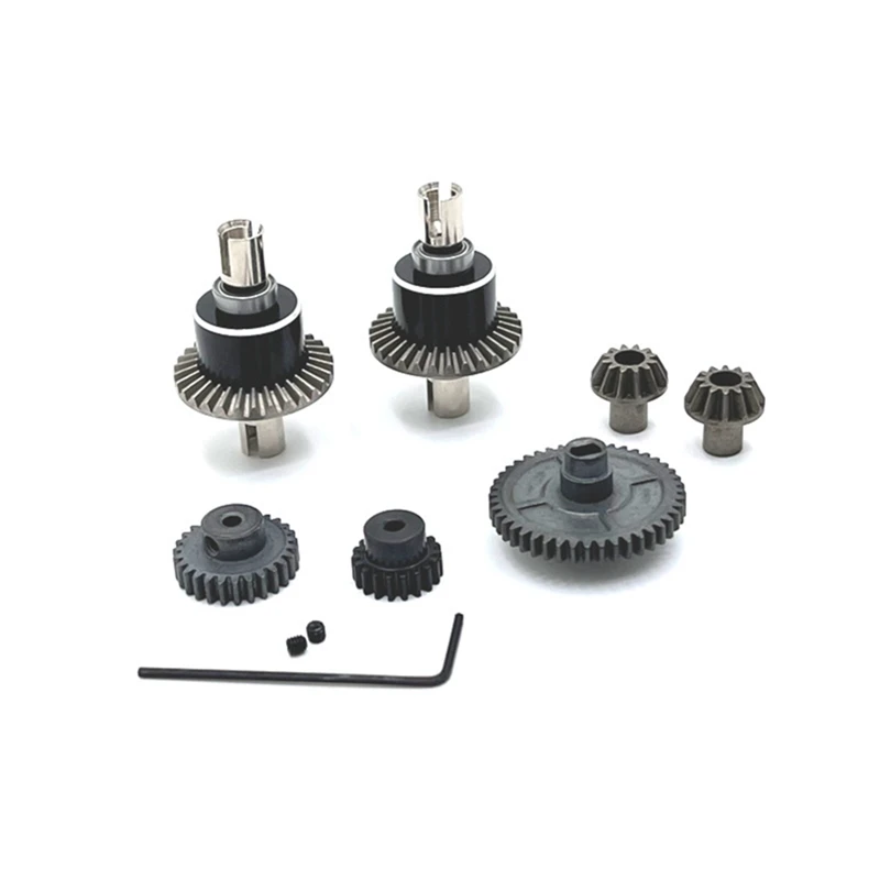

Metal Differential Motor Gears New For Wltoys 144001 124016 124019 124007 Riaario XDKJ-001 XDKJ-006 AM-X12 RC Car Parts