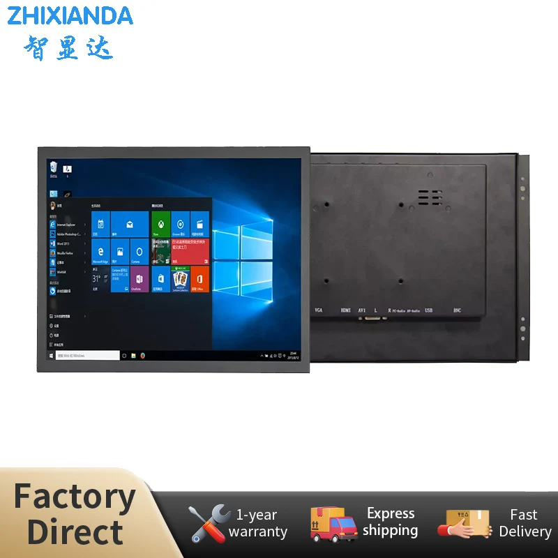 

Высококачественный 17-дюймовый 1280*1024 ЖК-дисплей Zhixianda с открытой рамкой сенсорный экран компьютерный монитор с AV BNC VGA HDMI USB интерфейсом