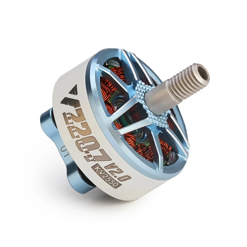 T-Motor Velox V2207 V2 2207 1750KV 1950KV 5-6S / 2550KV 4S бесщеточный двигатель для FPV гоночного дрона