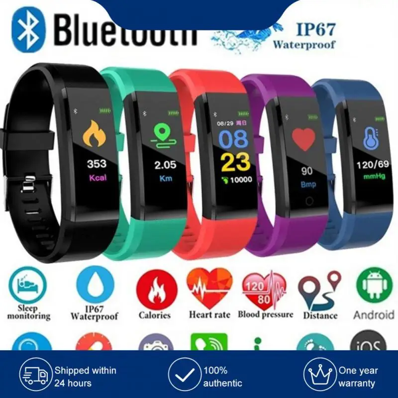 

Умные часы с сенсорным управлением, водонепроницаемые, с трекером активности