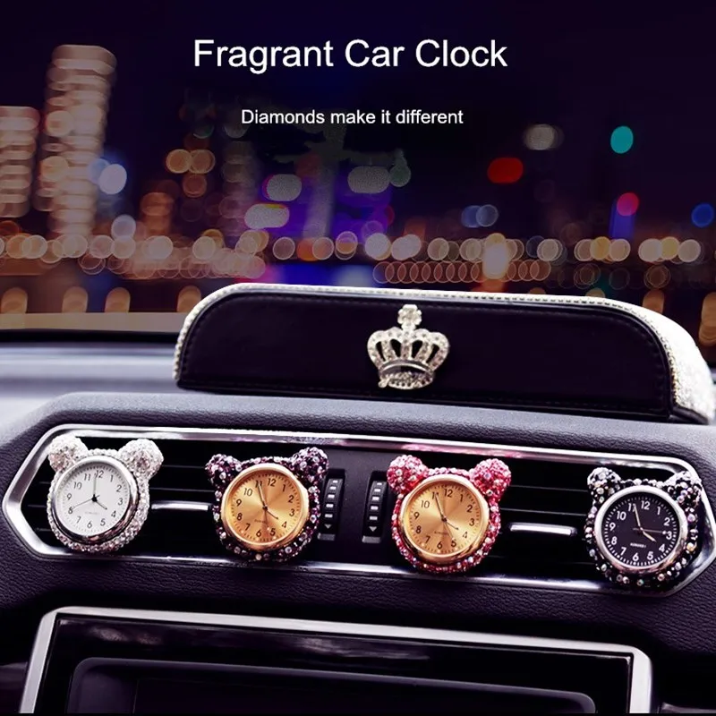 

Blingbling watch air outlet perfume clip creative car perfume air fresh conditioning port high-end diamond car accessories