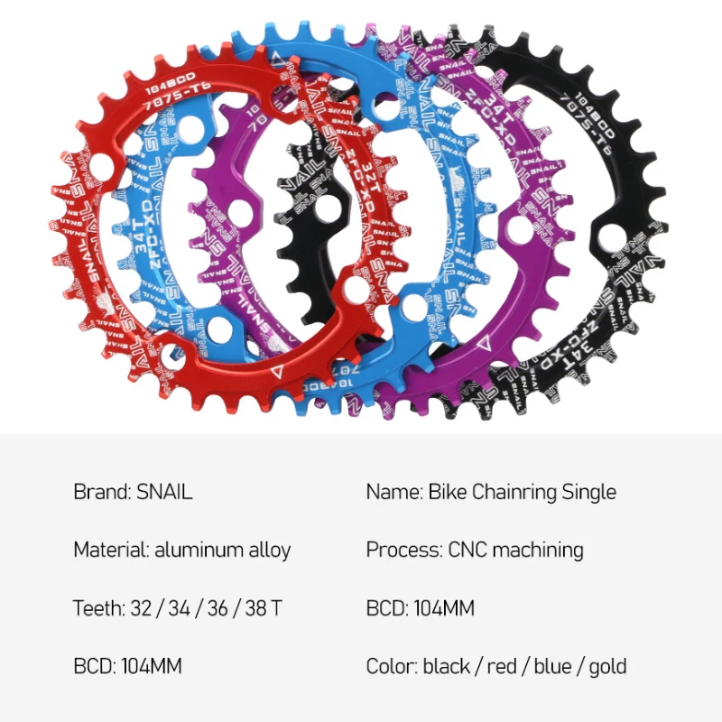 IXF велосипедный Кривошип 104BCD MTB велосипед цепь 170 мм черный круглый Овальный 32T 34T