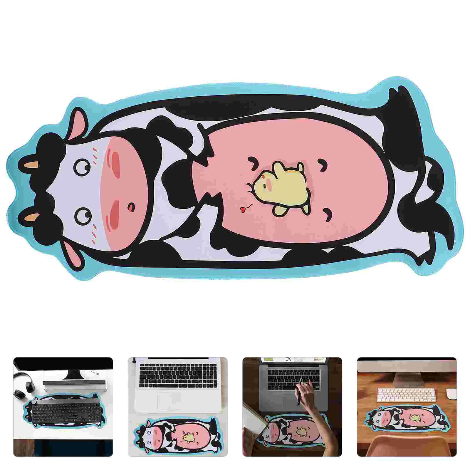 

Cartoon Caw Patterned Office Pad Anti-skid Mat Rubber Mat