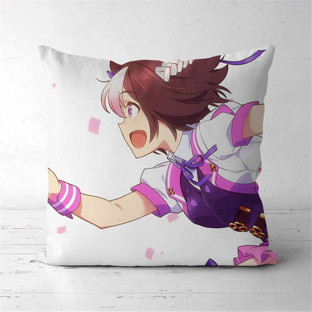 

Uma Musume Pretty Derby Anime Two Sided Pillow Cushion Case Cover 291