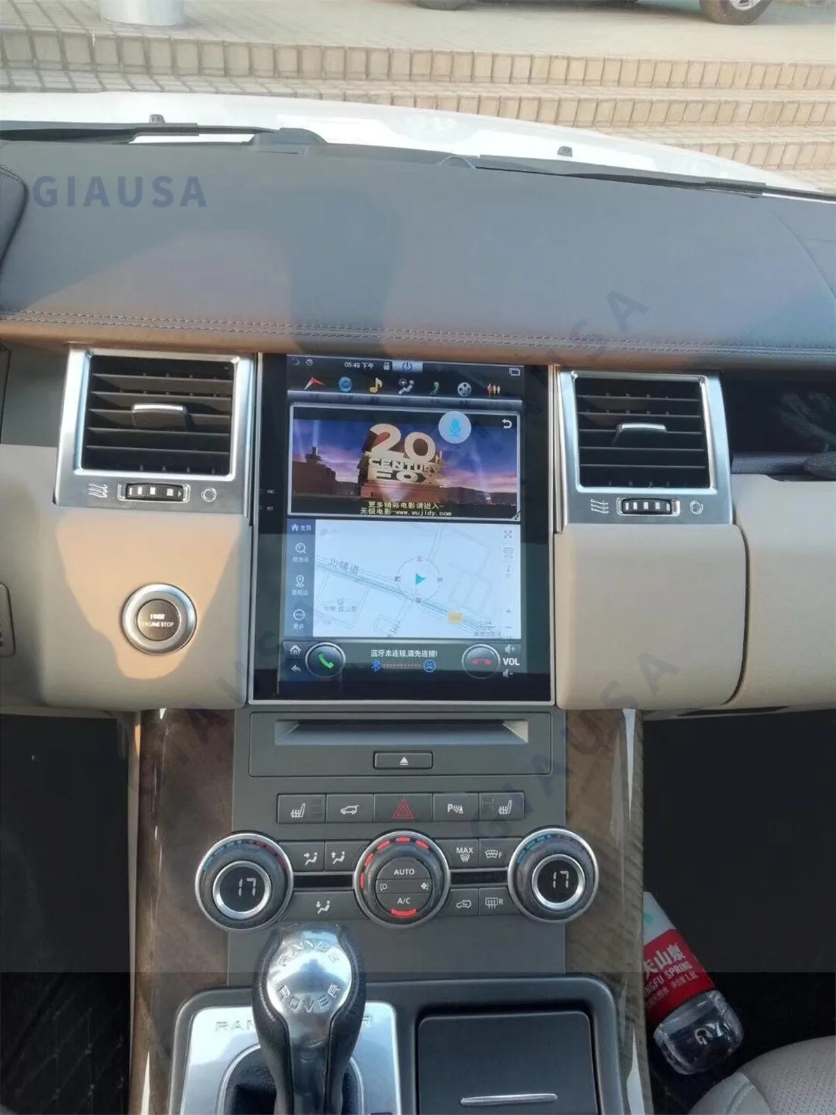 Фото Автомобильное радио Android для Range Rover Sport L320 2005-2013, панель переменного тока, климат-контроль, сенсорный экран, 10-дюймовый кондиционер, приборная панель №1