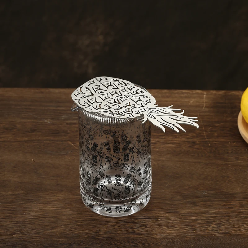 Ситечко для коктейлей из нержавеющей стали с дизайном в виде ананаса