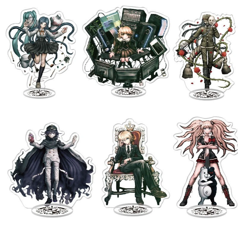 Фото Новая акриловая подставка 16 см с HD-печатью по мотивам аниме Danganronpa: креативная настольная игрушка-сувенир №1