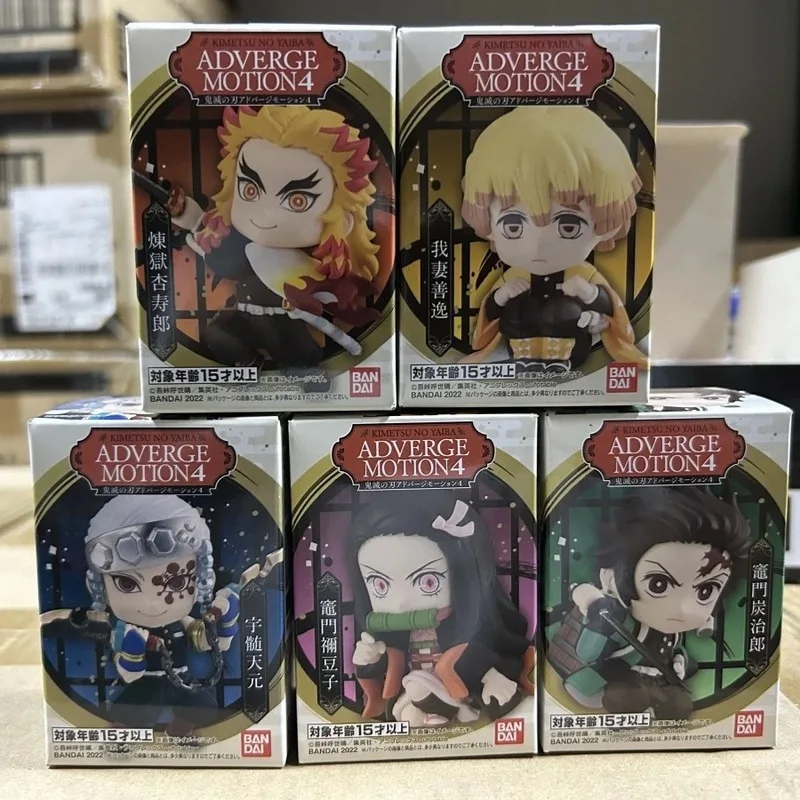 Фото BANDAI Demon Slayer фигурки модель Tanjirou Kamado Nezuko Hashibira Inosuke аниме периферийные фигурки игрушки №1