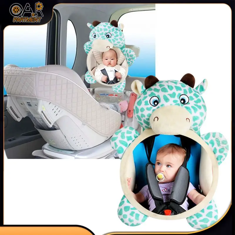 

Universal Seat Headrest Rearview Mirror Adjustable Cute View Back Seat Mirror Safe Car Interior Accessories Car Kids Monitor