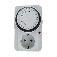 24 hour cyclic timer switch kitchen timer outlet loop universal timing socket mechanical timer 230vac 3500w 16a uk eu cn us plug