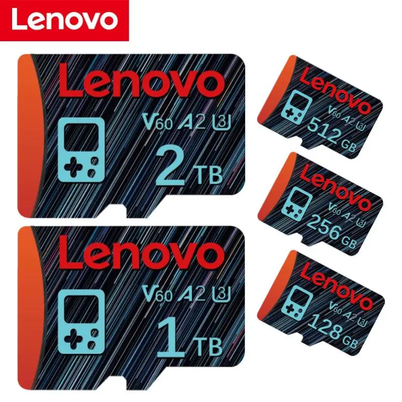 Высокоскоростная карта Lenovo Micro TF SD-карта 512 ГБ 256 128 TF-флеш-память 1 ТБ 2 Регистратор