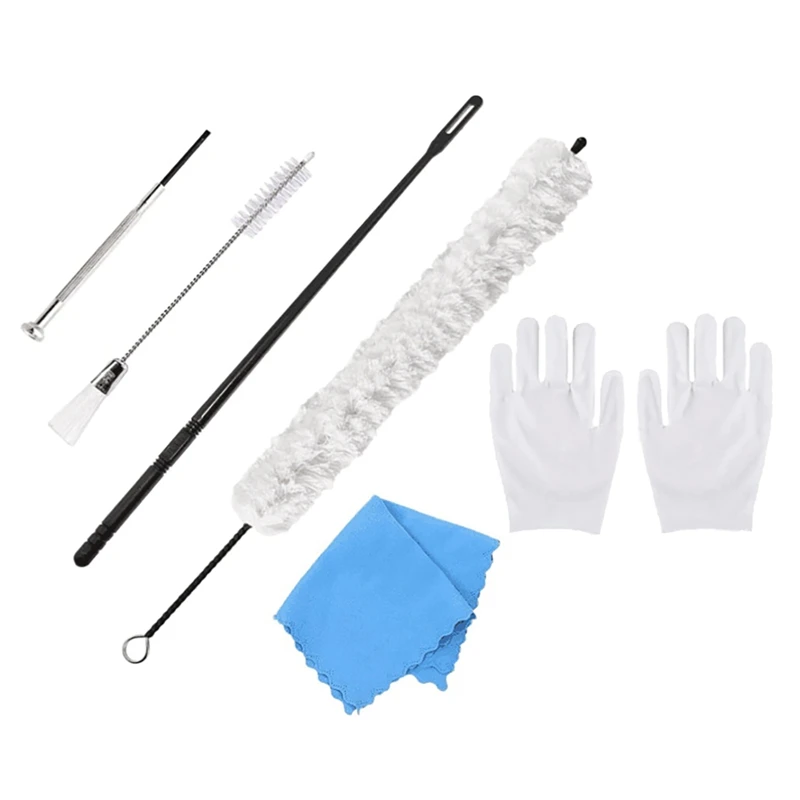 

Hot AD-Soft Durable Saxophone Cleaning Brush Kit For Alto/Tenor/Soprano Saxophone Cleaning Instruments Accessories