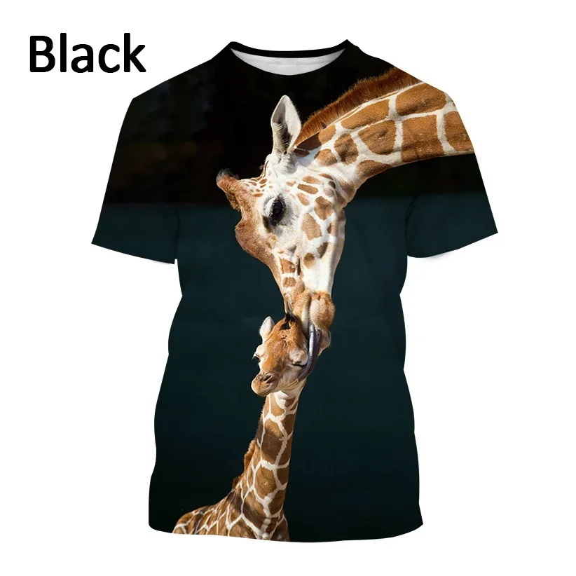 Рисунок 4 - Летняя мужская футболка с 3D принтом жирафа