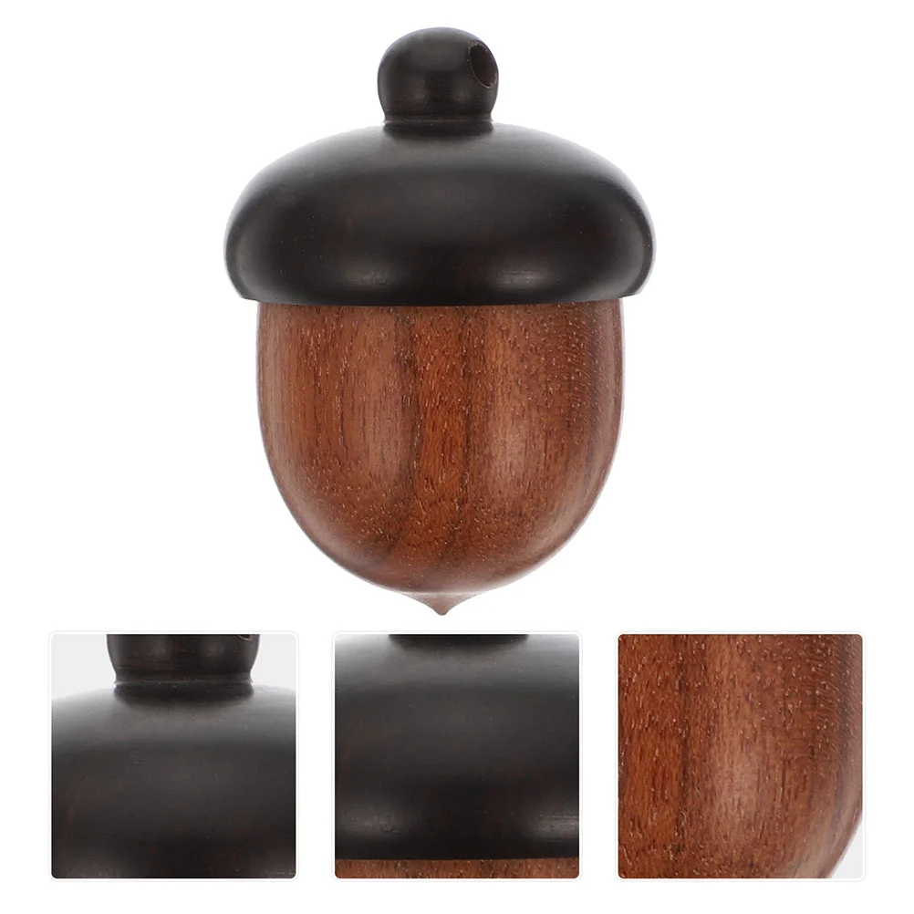 

Acorn Necklace Pendant Wooden Ornament Decor Decorative Charm Delicate Acorns Mini Charmsdecoration Wood Artificial Hanging Fake