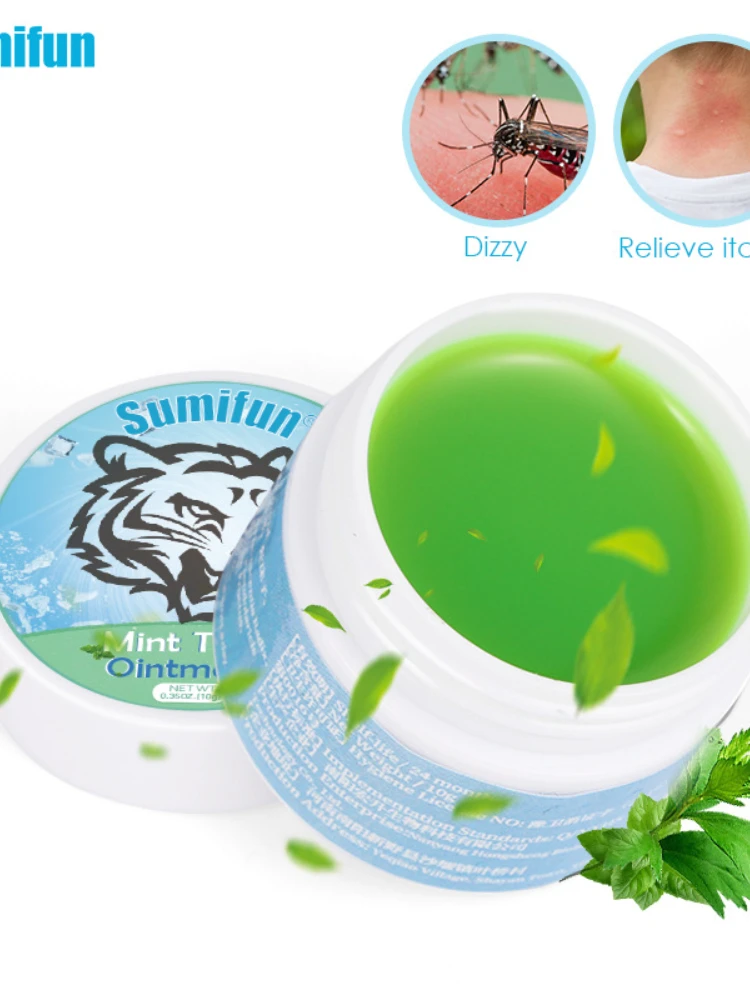 

100% оригинальная травяная зеленая мазь для уменьшения боли в мышцах, средство против боли в комарах, 1 шт.