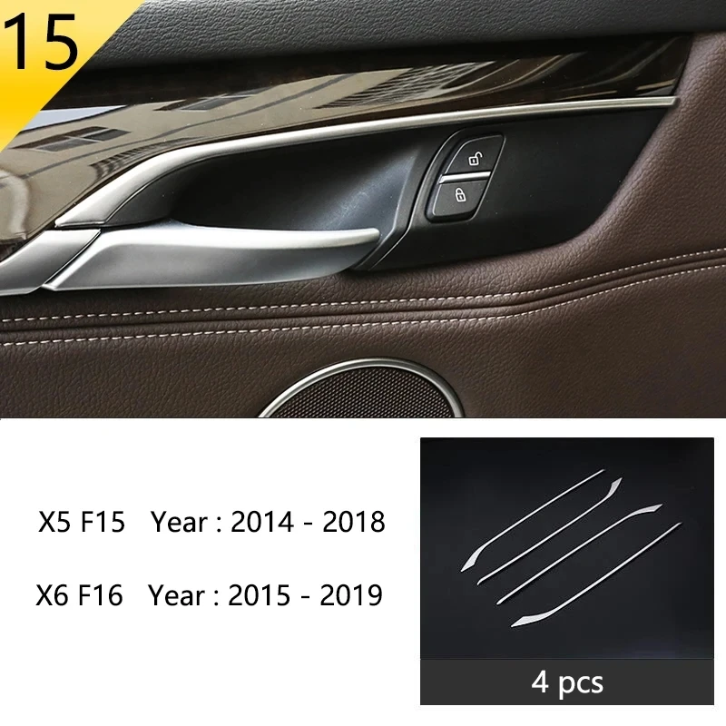 

Для BMW X5 X6 F15 F16 автомобильные детали стайлинг автомобиля внутренний кондиционер панель управления компакт-диском декоративная рамка защитная крышка