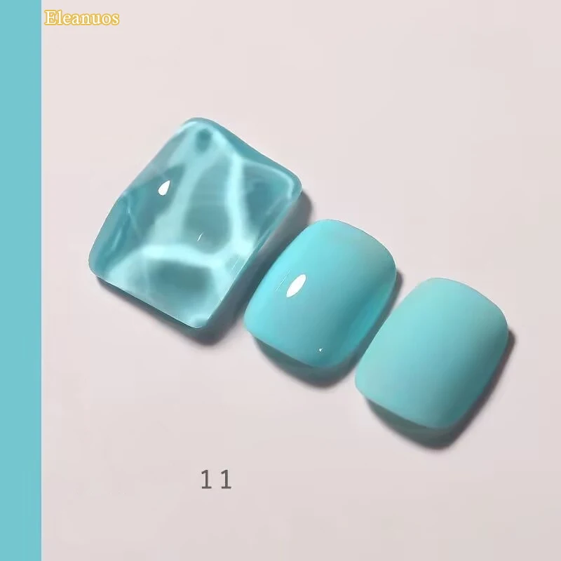 Фото Гель-лак для ногтей Eleanuos Macaron Candy, 1 кг, Полировка Ногтей, новый модный прозрачный гель, УФ светодиодный Праймер, высокая емкость, эмаль для ногтей №5