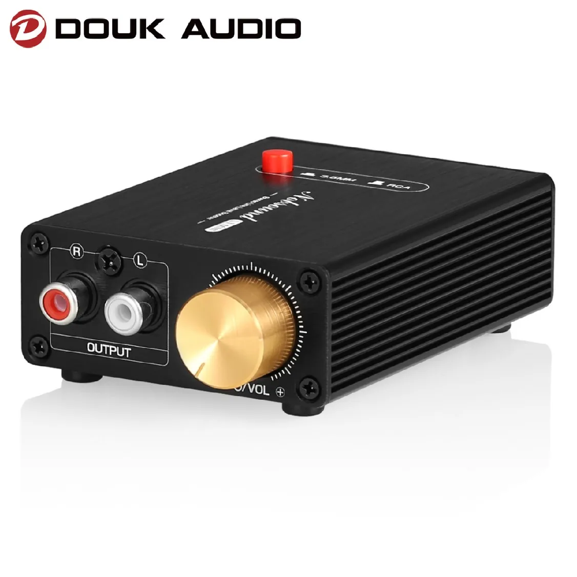 Фото Douk Audio L1MINI Мини Стерео Линейный Усилитель Усилителя Аудио Предусилитель Усиление 20 дБ + Регулировка громкости №1