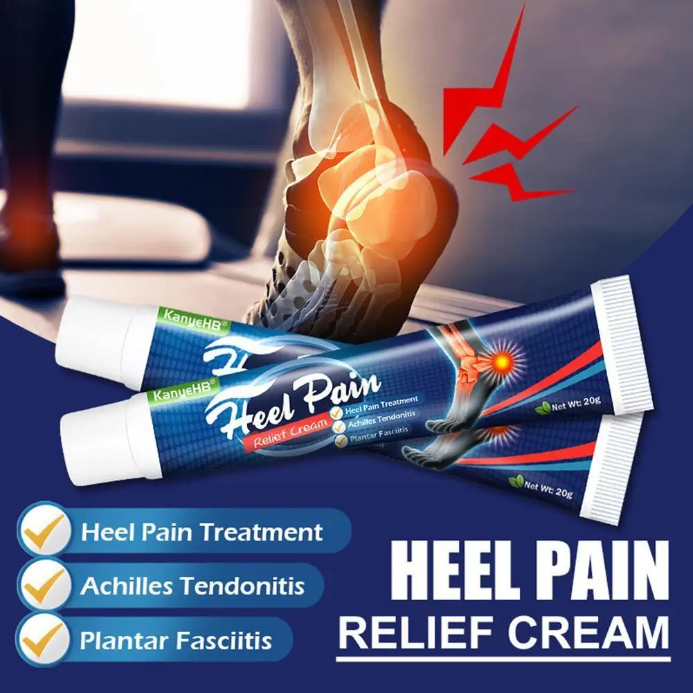 

20g Heel Pain Cream For Fast Heel Pain Relief Heel Spur Planter Fasciitis Achilles Tendonitis Ointment Relieve Pain C7I9