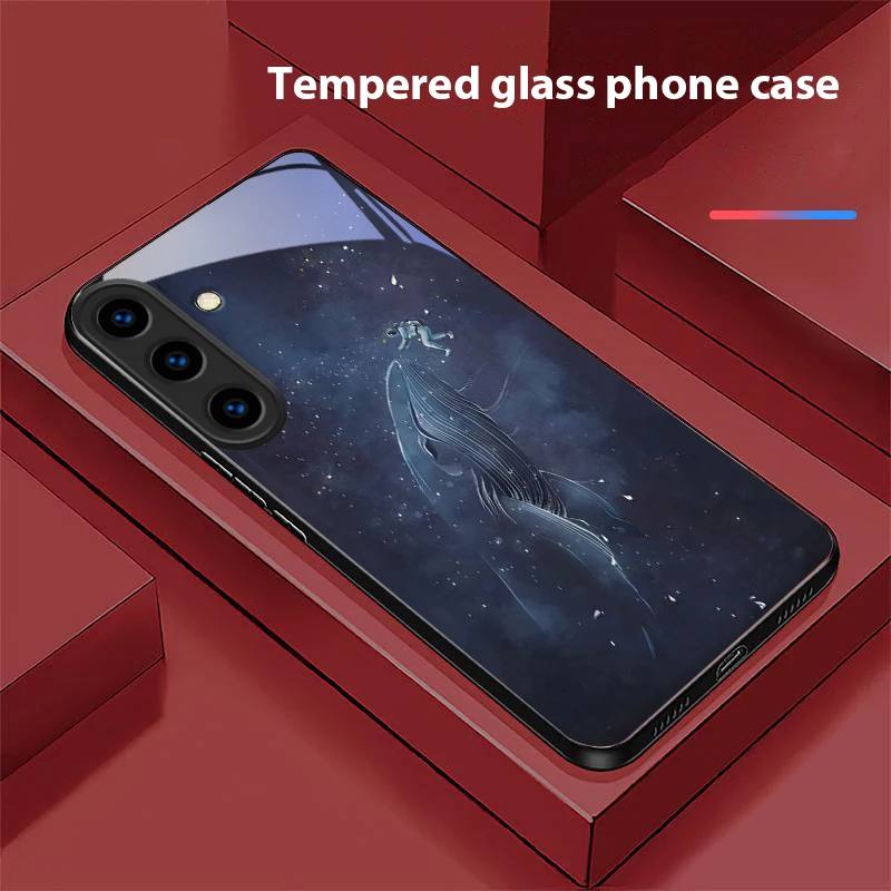Фото Чехол для телефона Deep Universe Riding из стекла для Samsung S26, S25, S8, S9, S10, S20 Ultra, S21 Pro, S22 Plus, S23 FE, S24 Ultra, S25 Edge, S25 Ultra №5