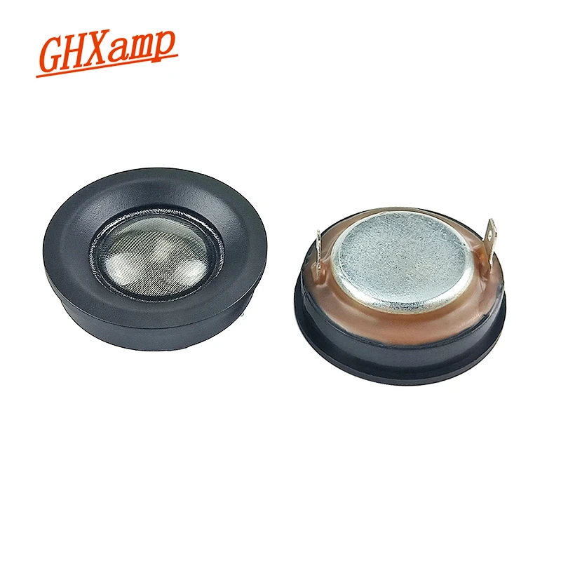 GHXAMP For Jamo 40mm Tweeter Speaker Transparent Silk Film Neodymium Treble Loudspeaker 4OHM 7W 2PCS