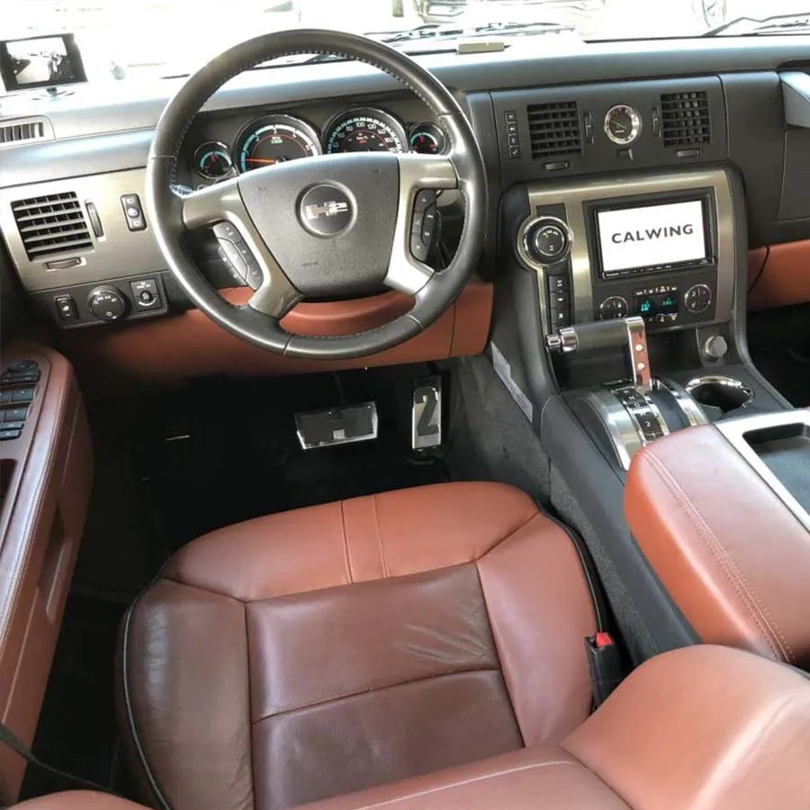 Фото Вентиляционные решетки для Hummer H2 6.2 (2003-2008), центральные передние воздуховоды кондиционера, дефлекторы, лопатки, аксессуары №5