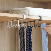 Home 2022 Cabinets Hook With Hooks Kitchen Storage Hanging Tool Wardrobe Organizer Clothes Hook Metal Space Saver