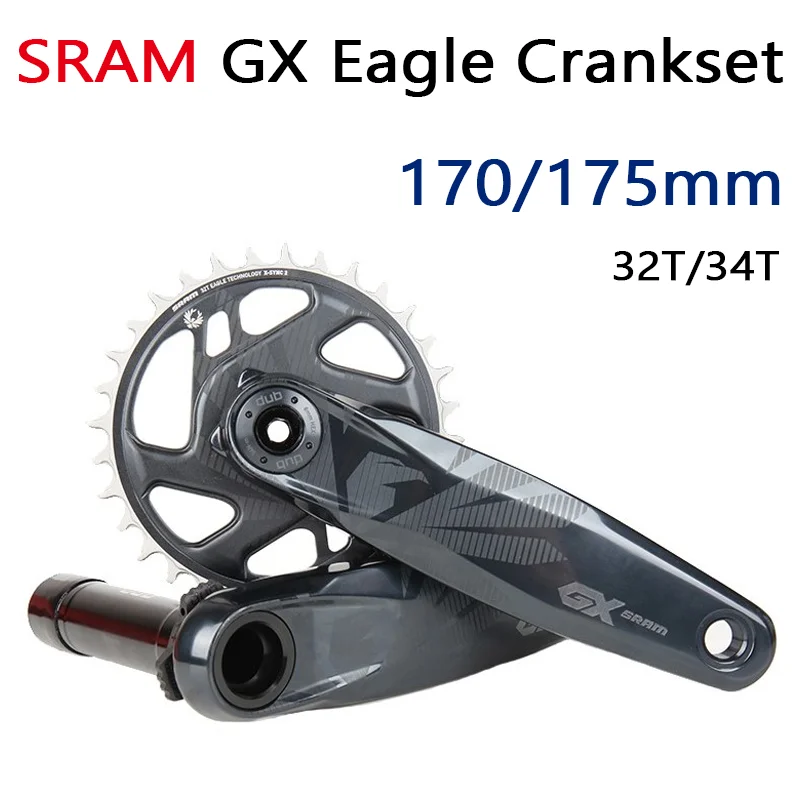 SRAM Новый FC GX EAGLE DUB 32T 34T 170 мм 175 усиление 6 MTB велосипедный - Цена: 13386.34