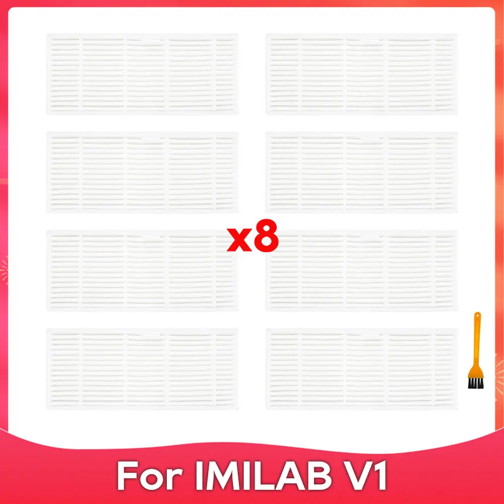 

Подходит для робота-пылесоса IMILAB V1, запасные части, аксессуары, основная щетка, боковая щетка, фильтр Hepa, накладка для швабры, мешок для пыли