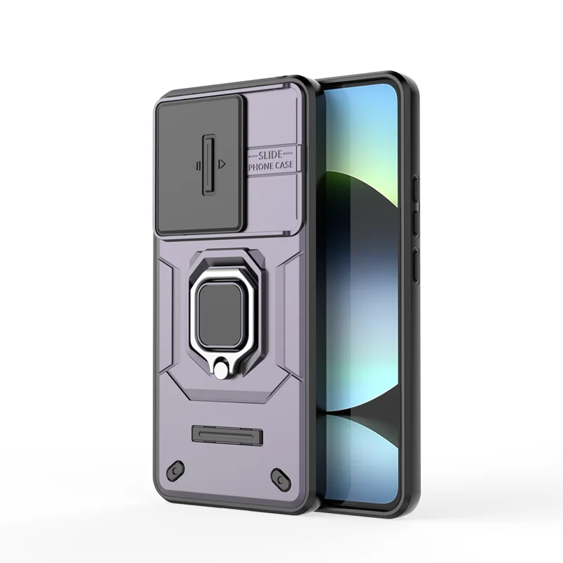 Чехол для Xiaomi Redmi Note 14 4G/5G защита камеры военный щит бронированные чехлы кольцевой