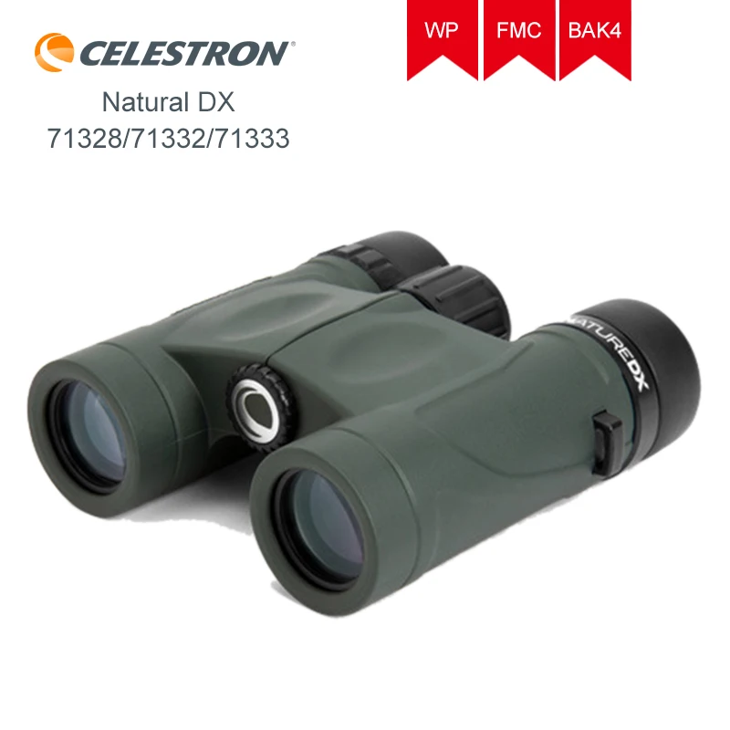 

Бинокль Celestron Nature DX серии 71328 71332 71333, водонепроницаемый (заполненный азотом) FMC кровельная конструкция BAK4 WP, адаптируемый штатив