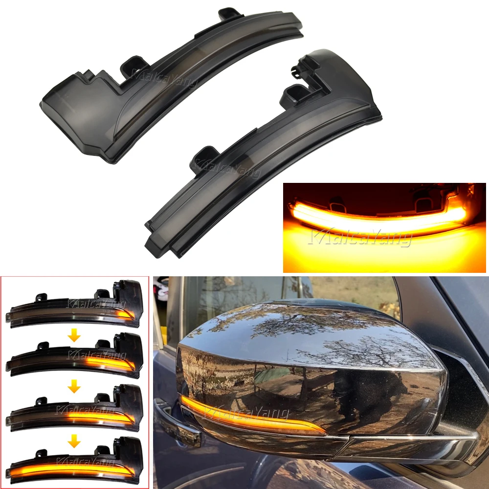 

Dynamic Flowing Water Blinker LED Rearview Mirror Turn Signal Light For Land Rover LR4 Discovery Range Rover Sport Evoque MK IV
