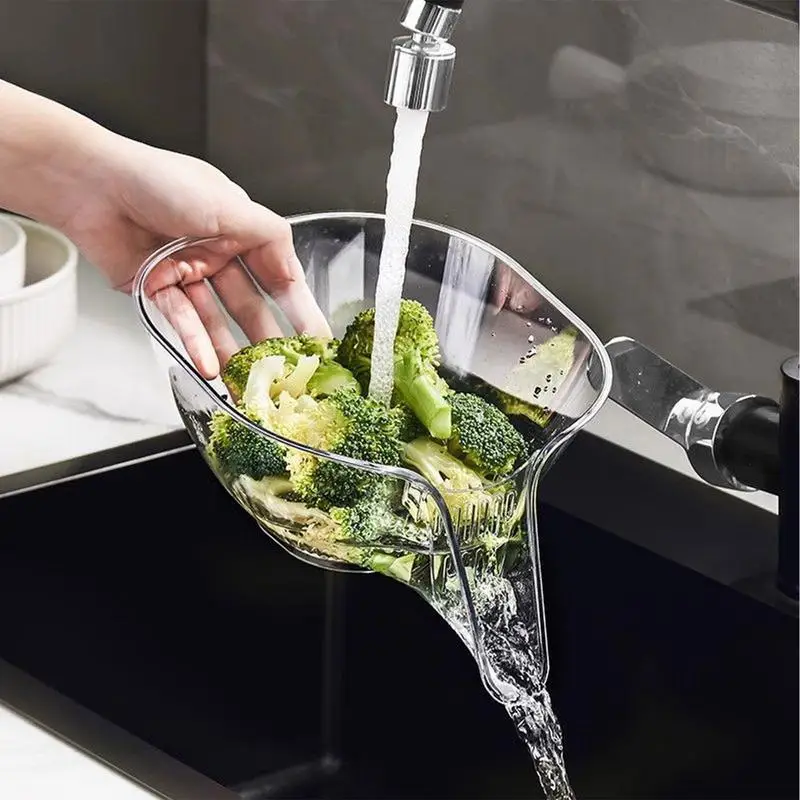 

Multifunctional Drain Basket Drain Bowl Sink Colander Drain Fruits Vegetables Strainer Washing Storage Basket Strainers Bowl